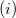 left parenthesis i right parenthesis