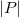 StartAbsoluteValue upper P EndAbsoluteValue