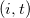 left parenthesis i comma t right parenthesis