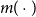 m left parenthesis dot right parenthesis