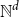 double struck upper N Superscript d