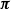 bold italic pi