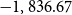 negative 1 comma 836.67