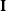 bold upper I