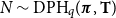 upper N tilde DPH Subscript q Baseline left parenthesis bold italic pi comma bold upper T right parenthesis