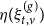 eta left parenthesis xi Subscript t comma v Superscript left parenthesis g right parenthesis Baseline right parenthesis