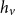h Subscript v