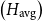 left parenthesis upper H Subscript avg Baseline right parenthesis