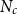 upper N Subscript c