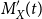 upper M prime Subscript upper X Baseline left parenthesis t right parenthesis