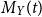 upper M Subscript upper Y Baseline left parenthesis t right parenthesis
