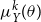 mu Subscript upper Y Superscript k Baseline left parenthesis theta right parenthesis