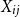 upper X Subscript i j