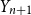 upper Y Subscript n plus 1