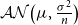 script upper A script upper N left parenthesis mu comma StartFraction sigma squared Over n EndFraction right parenthesis