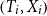 left parenthesis upper T Subscript i Baseline comma upper X Subscript i Baseline right parenthesis