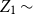upper Z 1 tilde