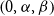 left parenthesis 0 comma alpha comma beta right parenthesis