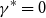 gamma Superscript asterisk Baseline equals 0