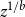 z Superscript 1 divided by b