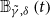 double struck upper B Subscript gamma overtilde comma delta Baseline left parenthesis t right parenthesis