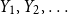 upper Y 1 comma upper Y 2 comma ellipsis