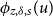 phi Subscript z comma delta comma s Baseline left parenthesis u right parenthesis