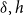 delta comma h
