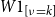 upper W 1 Subscript left bracket nu equals k right bracket
