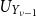 upper U Subscript upper Y Sub Subscript nu minus 1