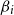 beta Subscript i