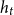 h Subscript t