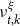 nu Subscript t comma k Superscript xi
