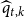 ModifyingAbove q With caret Subscript t comma k