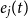 e Subscript j Baseline left parenthesis t right parenthesis