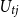 upper U Subscript t j