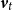 bold italic v Subscript t