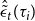 ModifyingAbove Above ModifyingAbove epsilon With tilde With caret Subscript t Baseline left parenthesis tau Subscript i Baseline right parenthesis