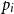 p Subscript i