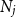 upper N Subscript j
