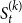upper S Subscript t Superscript left parenthesis k right parenthesis
