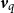bold italic v Subscript q