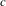 Superscript c
