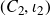 left parenthesis upper C 2 comma iota 2 right parenthesis