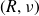 left parenthesis upper R comma nu right parenthesis