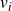 v Subscript i