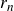 r Subscript n