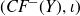 left parenthesis upper C upper F Superscript minus Baseline left parenthesis upper Y right parenthesis comma iota right parenthesis