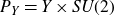 upper P Subscript upper Y Baseline equals upper Y times upper S upper U left parenthesis 2 right parenthesis