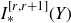 upper I Subscript asterisk Superscript left bracket r comma r plus 1 right bracket Baseline left parenthesis upper Y right parenthesis